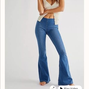 Free People Penny Pull on Flare Jean